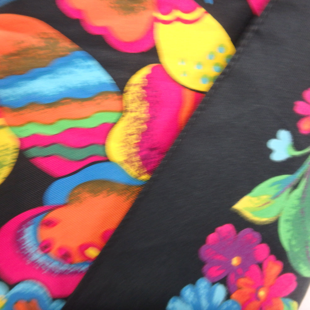 BUTTERFLIES Flowers Design Scarf - Square - 5545