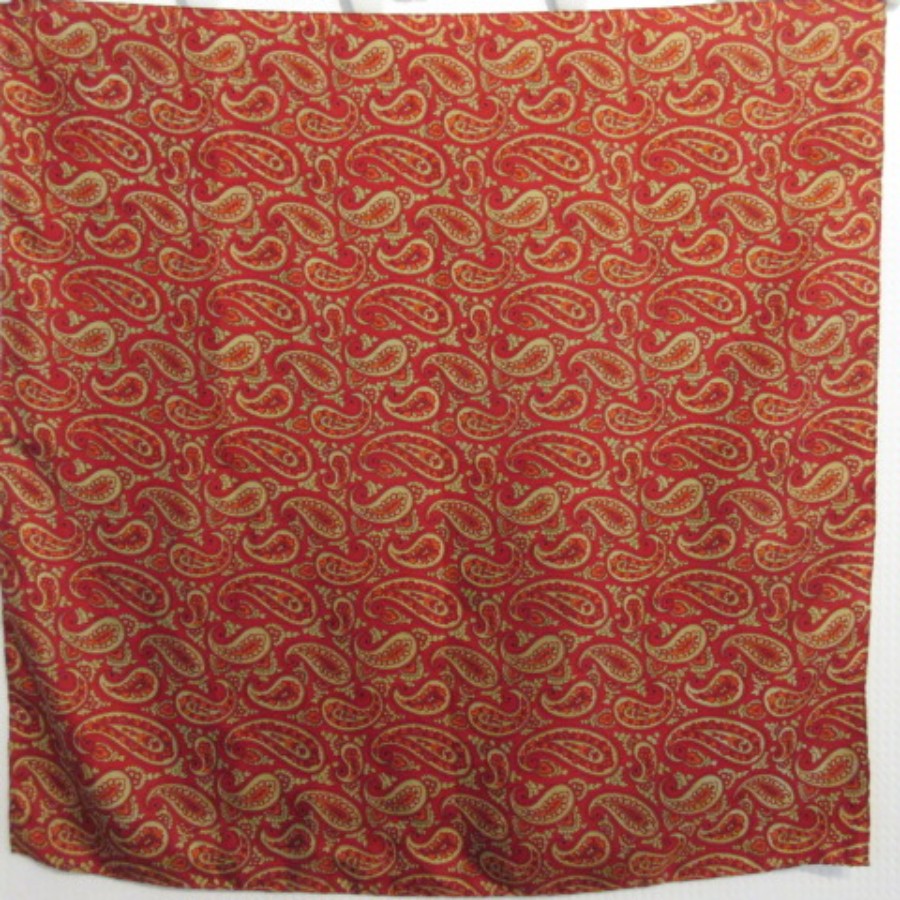 Symphony Paisley Silk Scarf Pocket Square - 5362