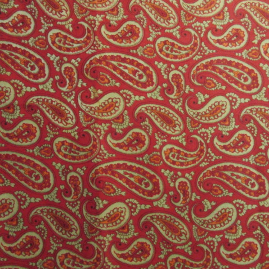 Symphony Paisley Silk Scarf Pocket Square - 5362