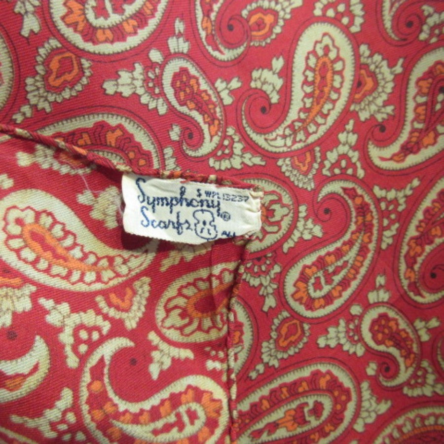 Symphony Paisley Silk Scarf Pocket Square - 5362