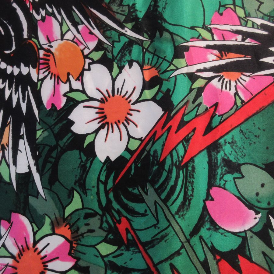 CHRISTIAN AUDIGIER Ed Hardy Silk Scarf - Square - 5303