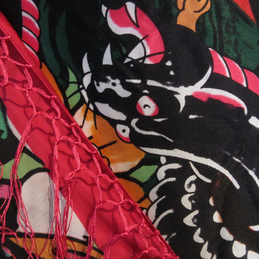 CHRISTIAN AUDIGIER Ed Hardy Silk Scarf - Square - 5303