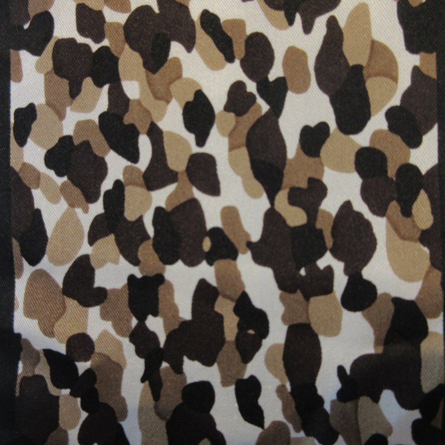 Animal Print 2 Ply Silk Scarf - Long - 5387