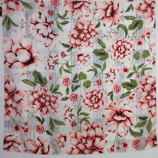 Ann Taylor Designer Flowers Silk Scarf - Square - 5528