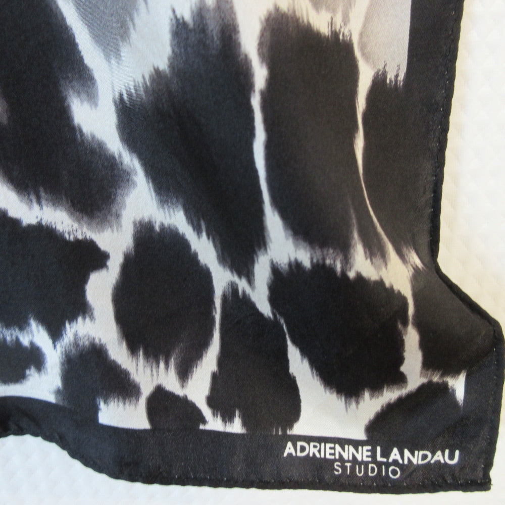 Adrienne Landau Animal Print Silk Scarf - Long - 5398