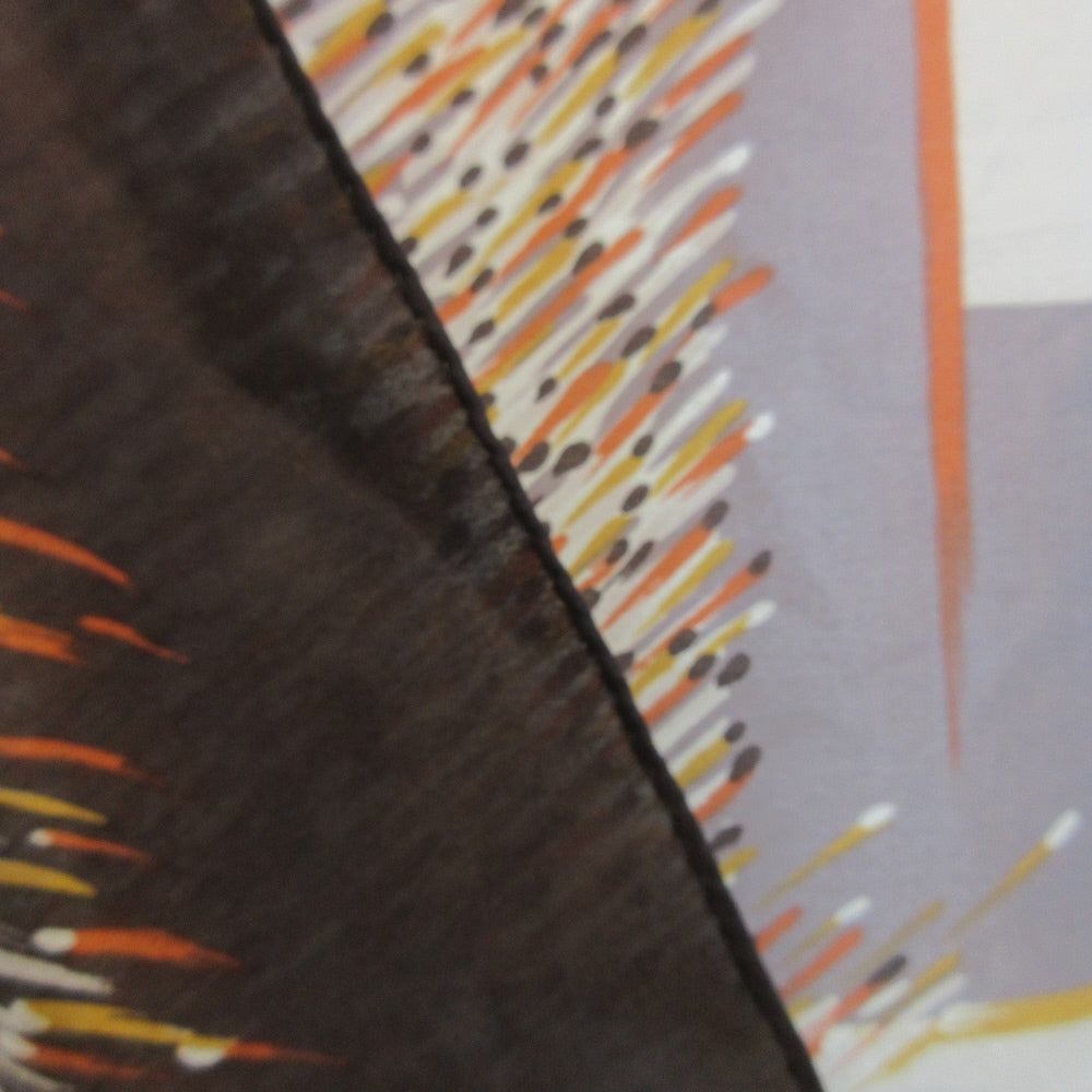 Monique Martin Abstract Silk Scarf - Square - 5394