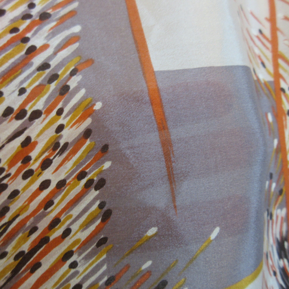 Monique Martin Abstract Silk Scarf - Square - 5394