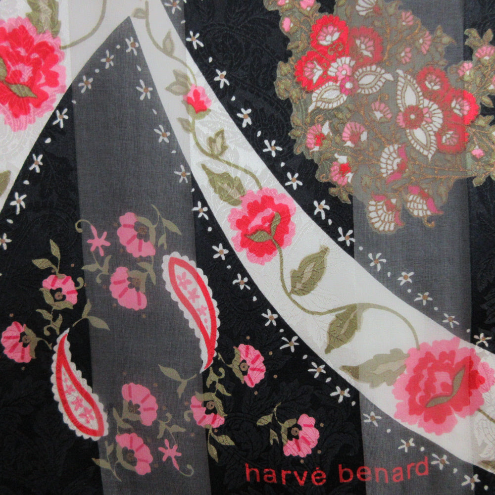 Harve Benard Floral Paisley Silk Scarf - Long - 5399