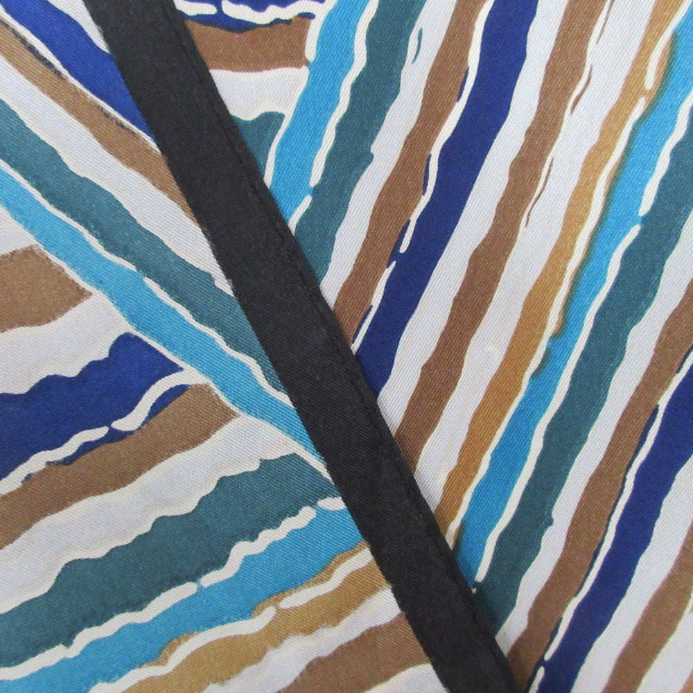Adrienne Vittadini Geometric Silk Scarf - Long (As Is) - 5400