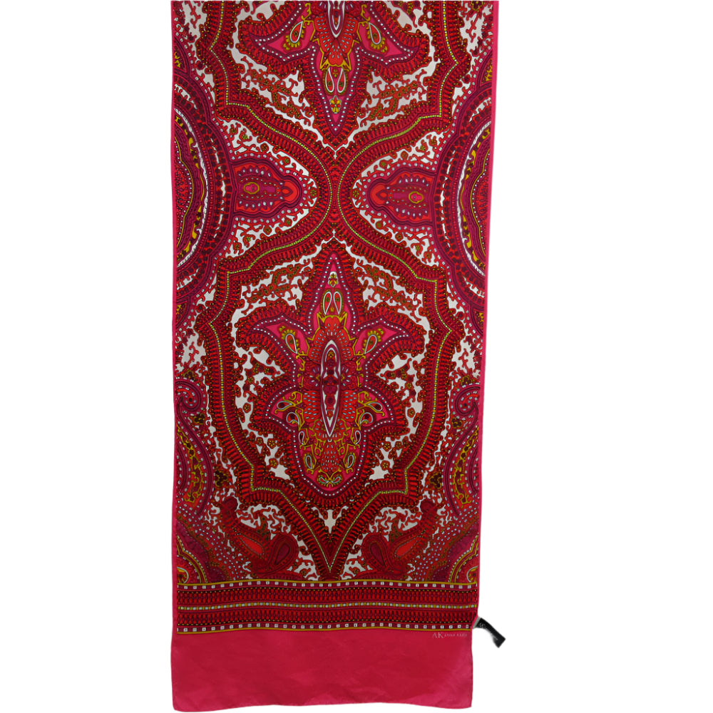 Anne Klein Designer Paisley Silk Scarf - Long - 5531
