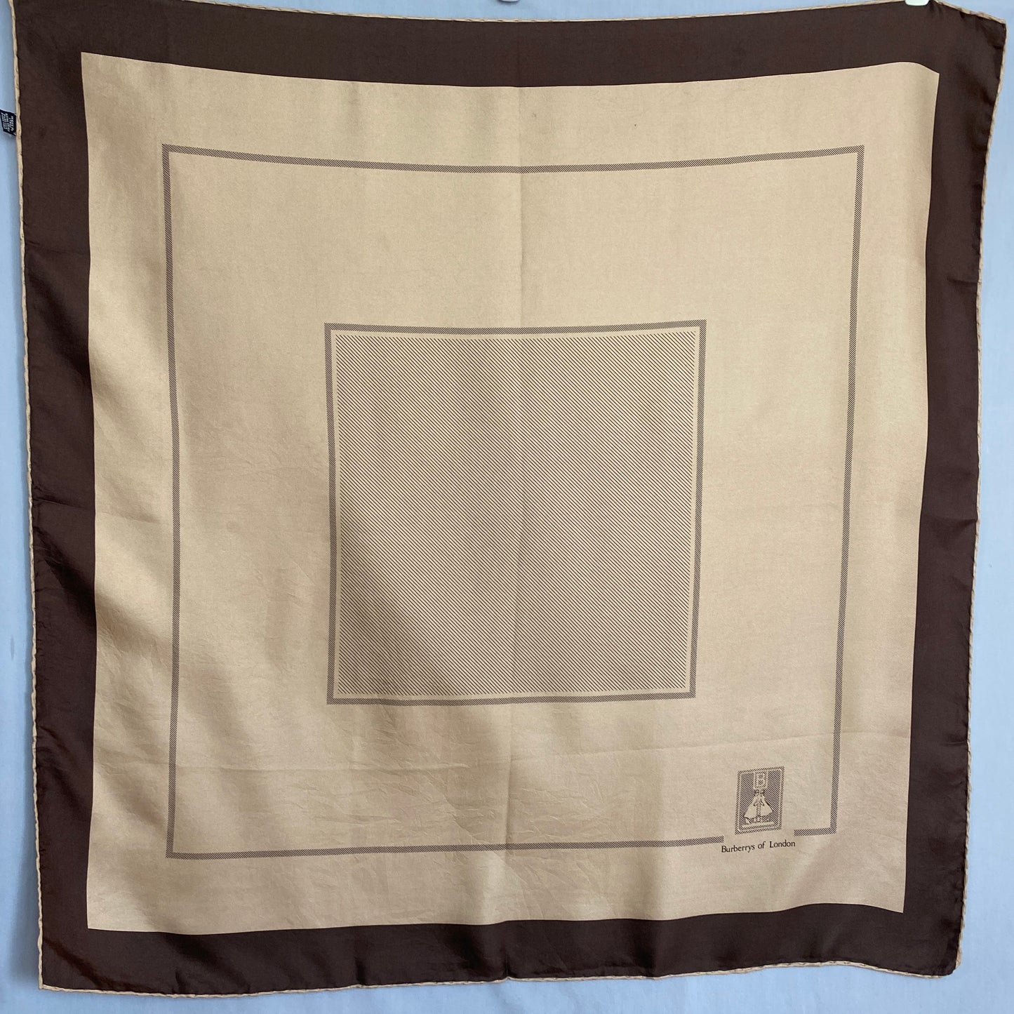 BURBERRY Silk Scarf - Classic Trench - 30" Square - 5501