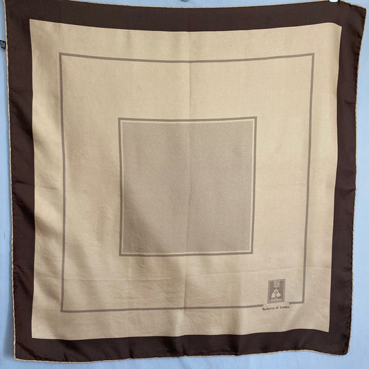 BURBERRY Silk Scarf - Classic Trench - 30" Square - 5501