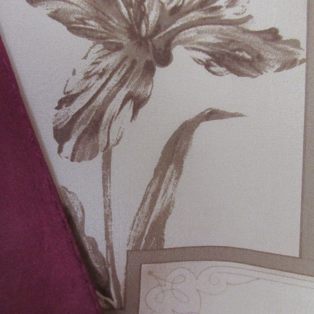 Liz Claiborne Flowers Silk Scarf - Long - 5534