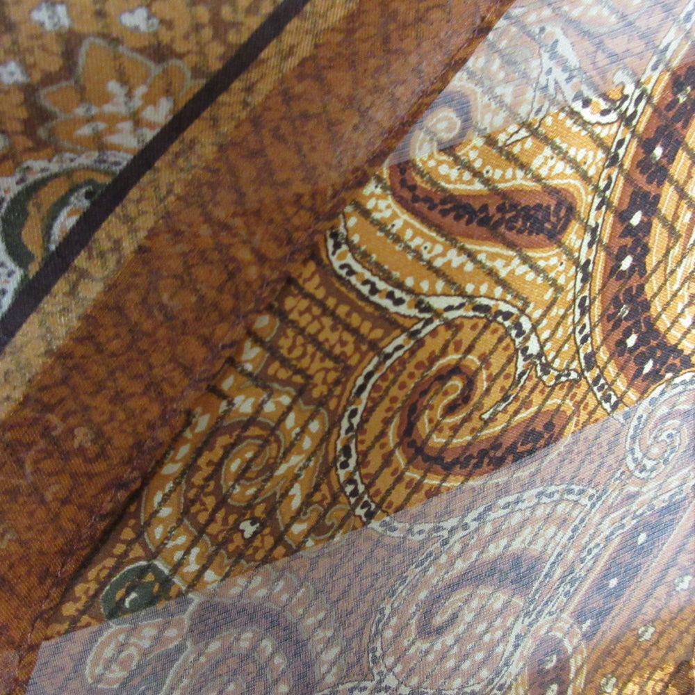 Liz Claiborne Designer Paisley Silk Scarf - Long - 5535
