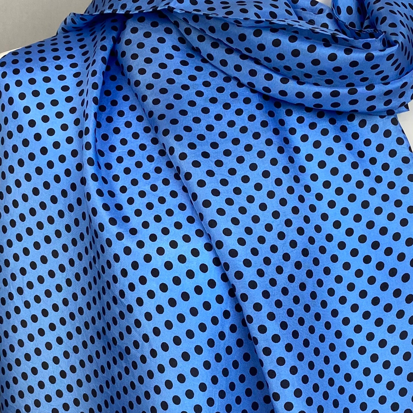 Echo Polka Dot Silk Scarf - Long – 5126