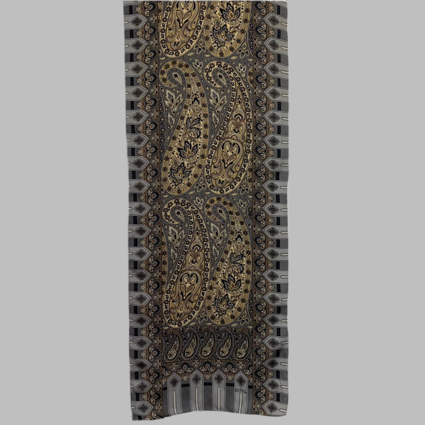 Echo Paisley Floral Silk Scarf - Long – 5237