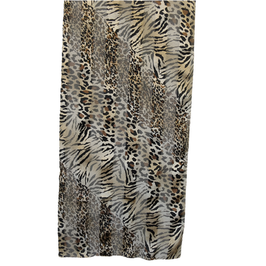 Animal Print Polyester Scarf - Long - 5268