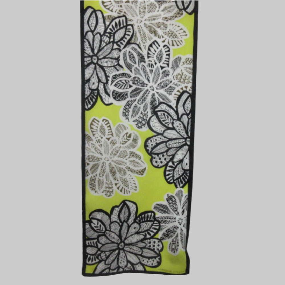 Adrienne Vittadini Silk Scarf - Long - 4084