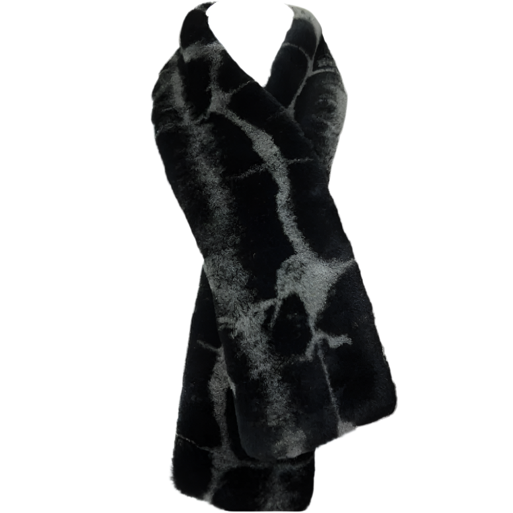 Danier Soft Faux Fur Collar Scarf - Long Rectangle - 1926