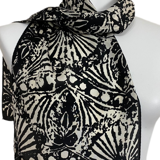 Vera Neumann Abstract Silk Scarf - Long – 5107