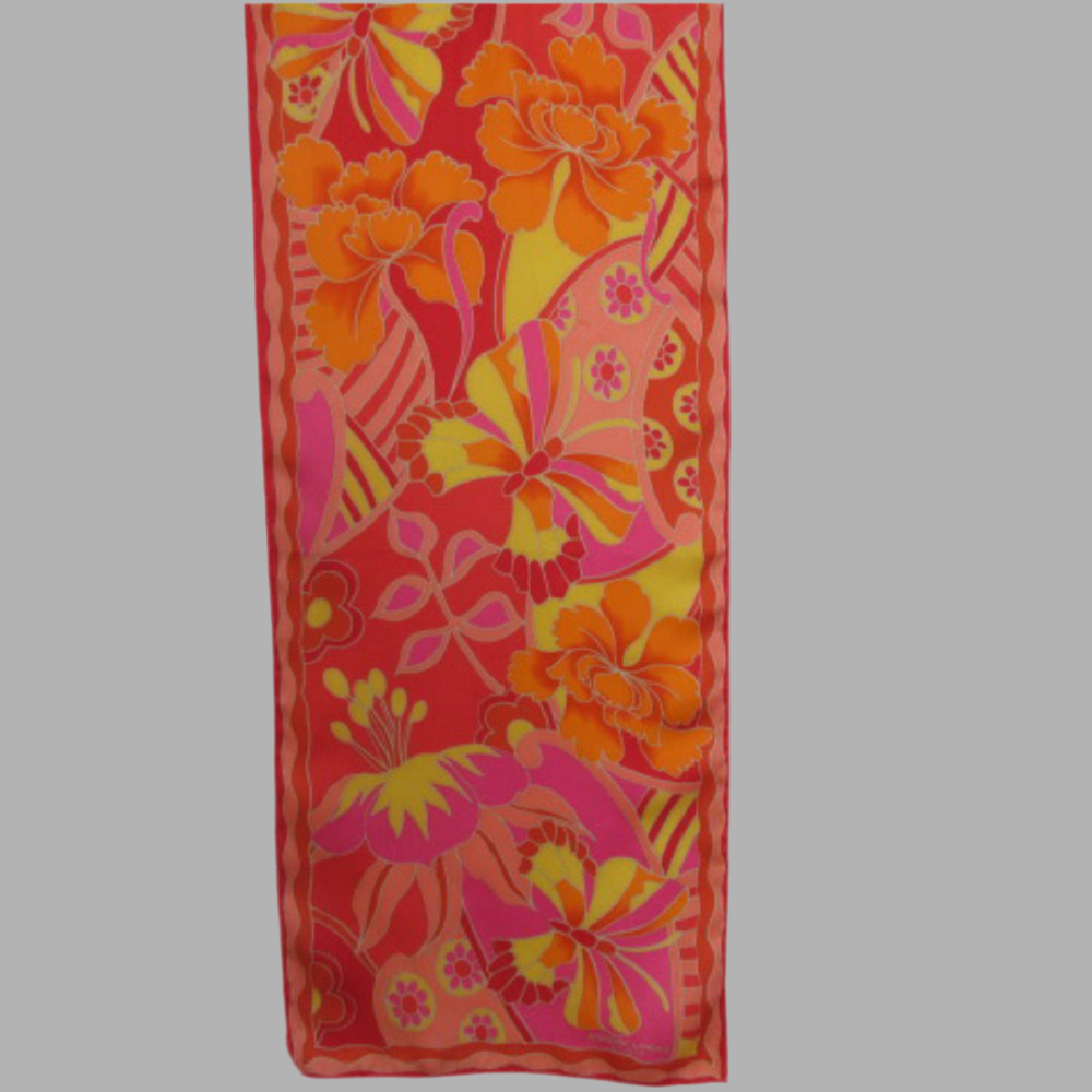 Adrienne Landau Butterfly Silk Scarf - Long - 4653
