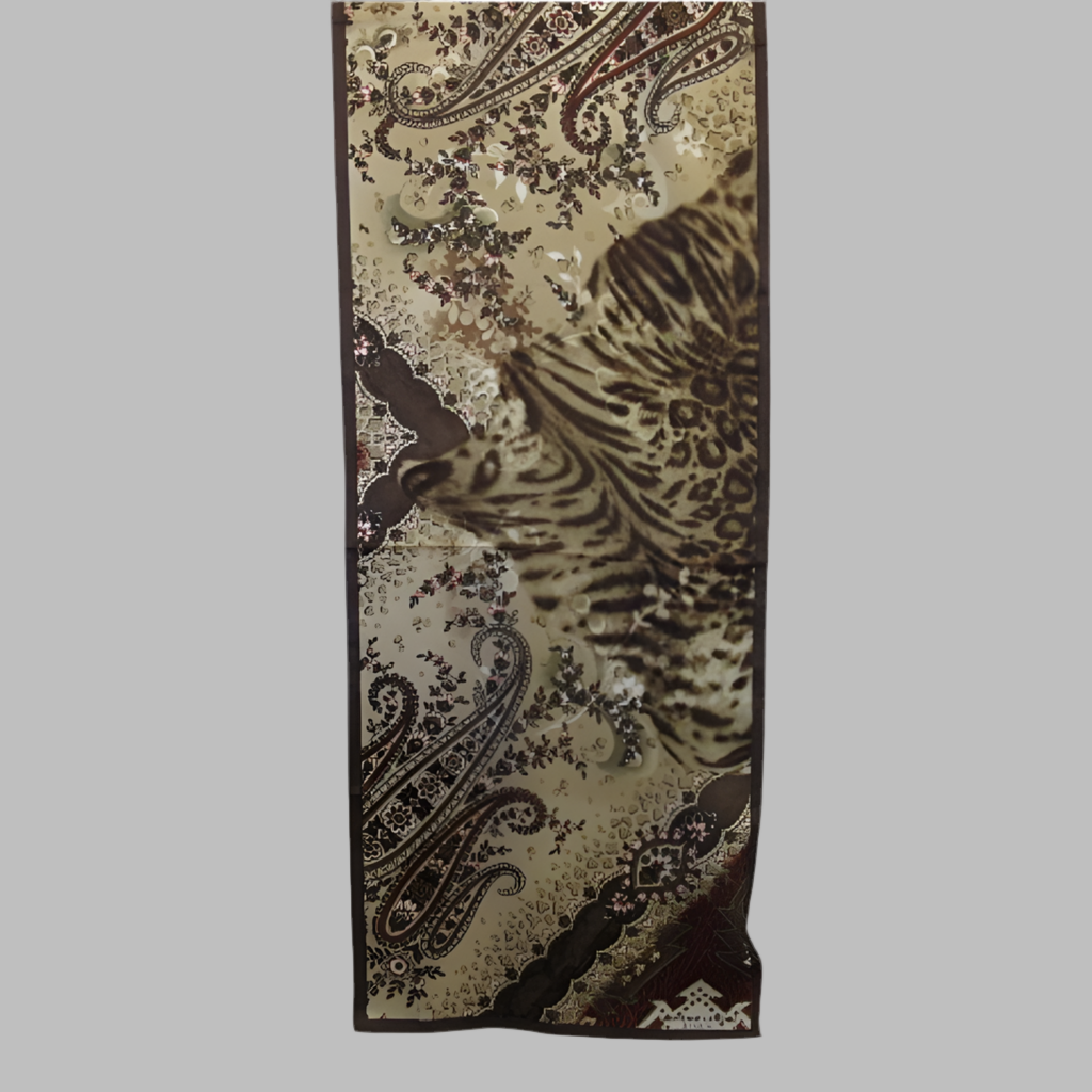 Adrienne Landau Designer Silk Scarf - Long - 5341