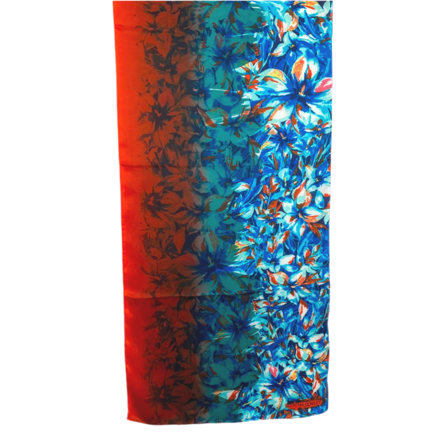 Cynthia Rowley Floral Silk Scarf - Long – 5122