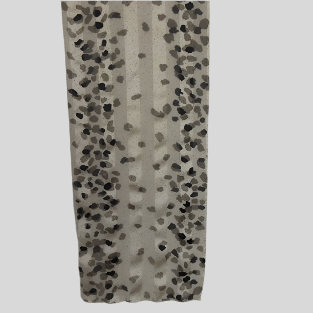 Abstract Animal Design Silk Scarf - Long - 4095