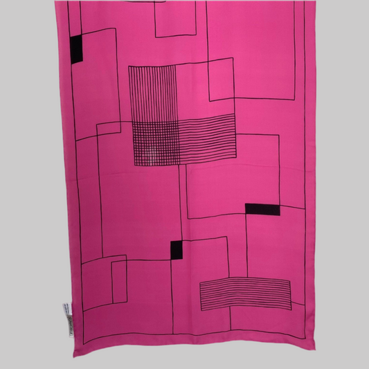 Carlisle Abstract Silk Scarf - Long – 5119