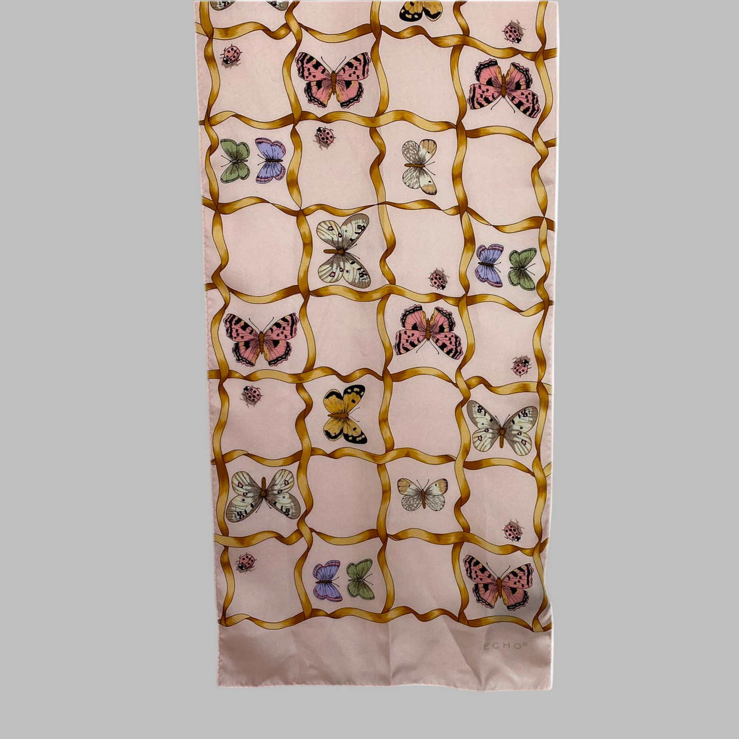 Echo Butterflies Silk Scarf - Long – 5157