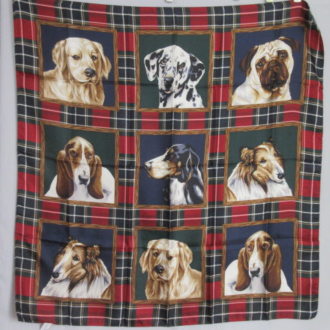 ECHO Silk Scarf Dog Portraits - Square - 5602