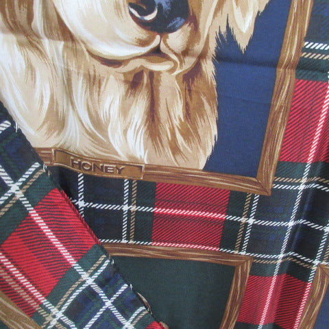 ECHO Silk Scarf Dog Portraits - Square - 5602