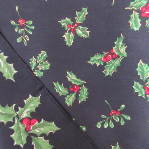 Talbots Christmas Holly Silk Scarf - 21" Square – 5558