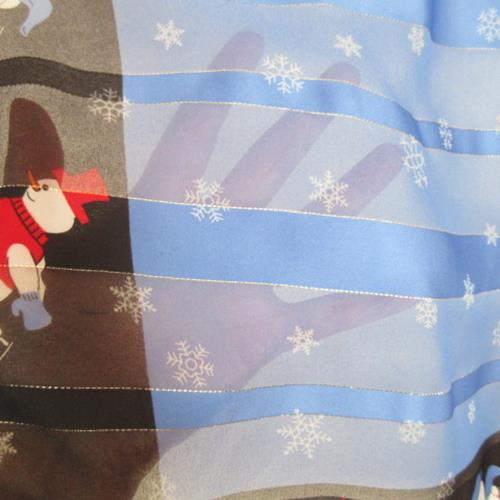 Snowman Christmas Polyester Scarf - Square - 5555