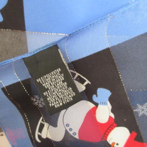 Snowman Christmas Polyester Scarf - Square - 5555