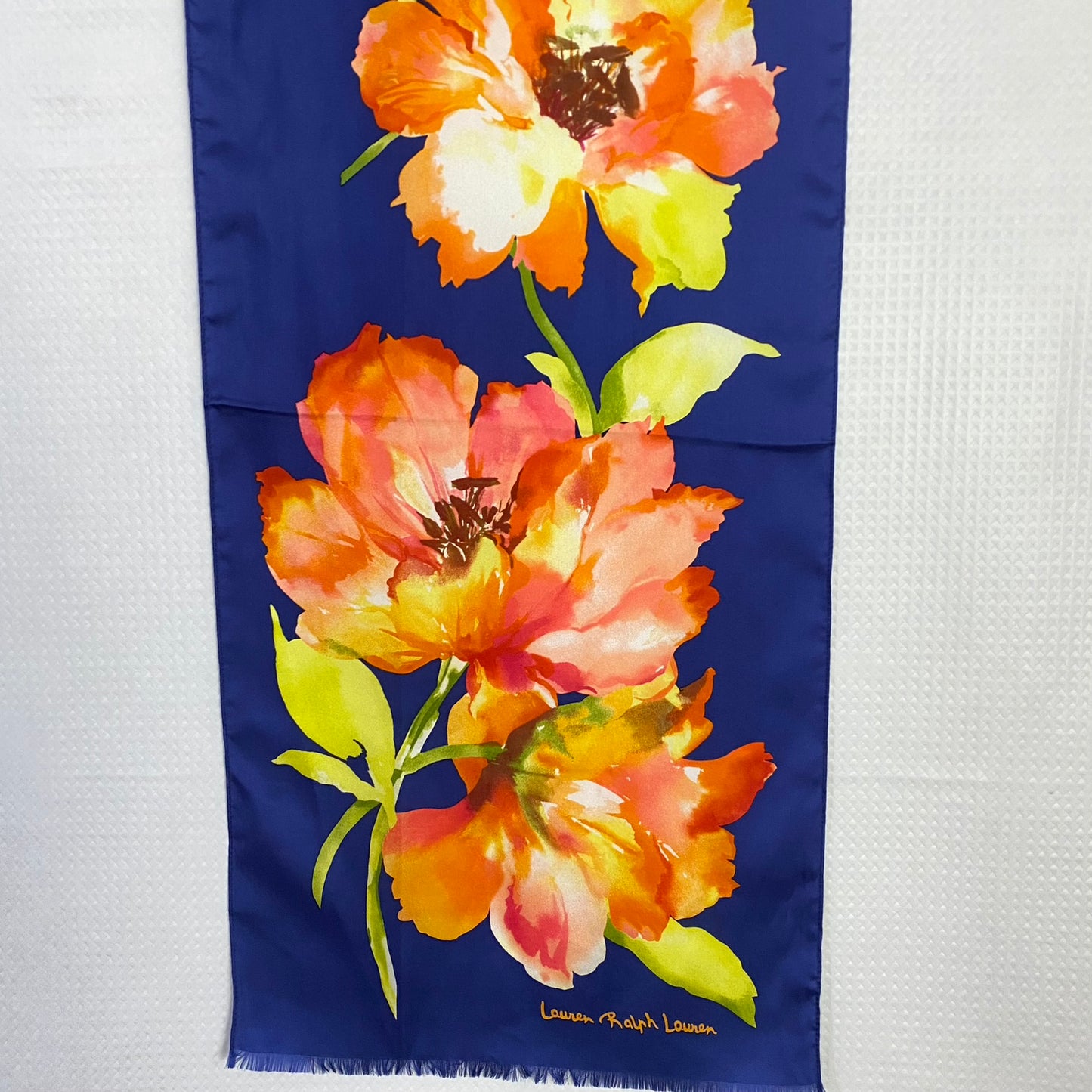 Ralph Lauren Designer Silk Scarf Long - 5530