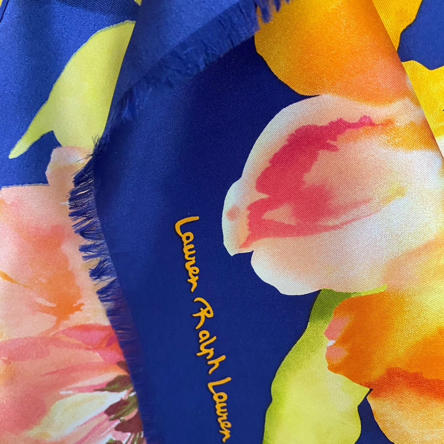 Ralph Lauren Designer Silk Scarf Long - 5530