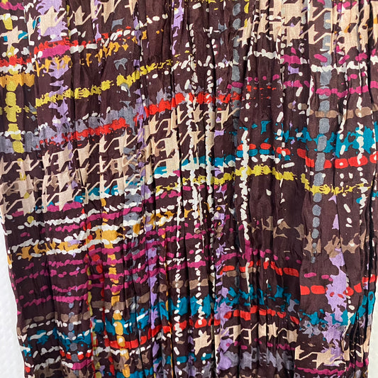 Fraas 2 Ply Crinkle Abstract Silk Scarf - Long – 4897
