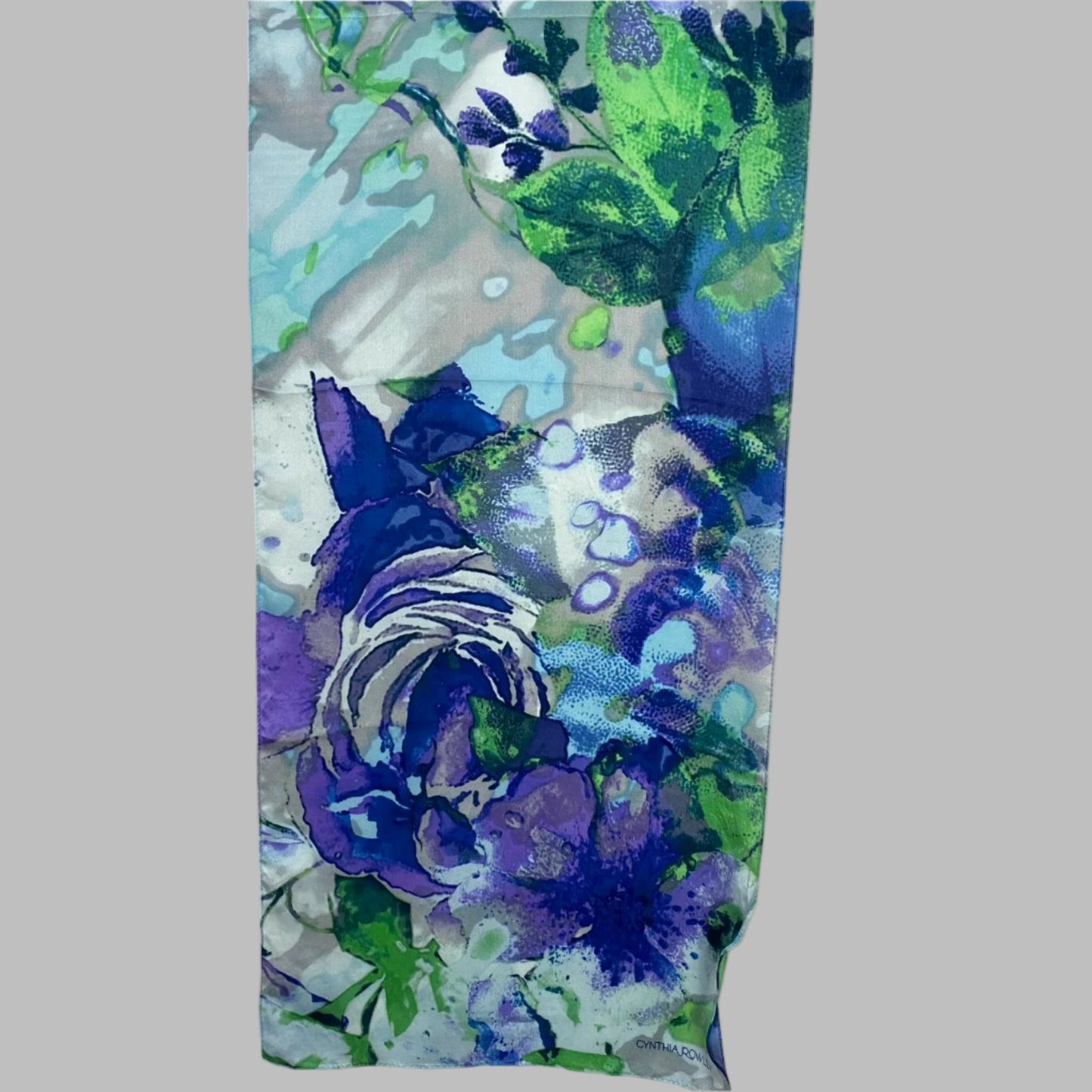 Cynthia Rowley Floral Abstract Silk Scarf - Long – 4903