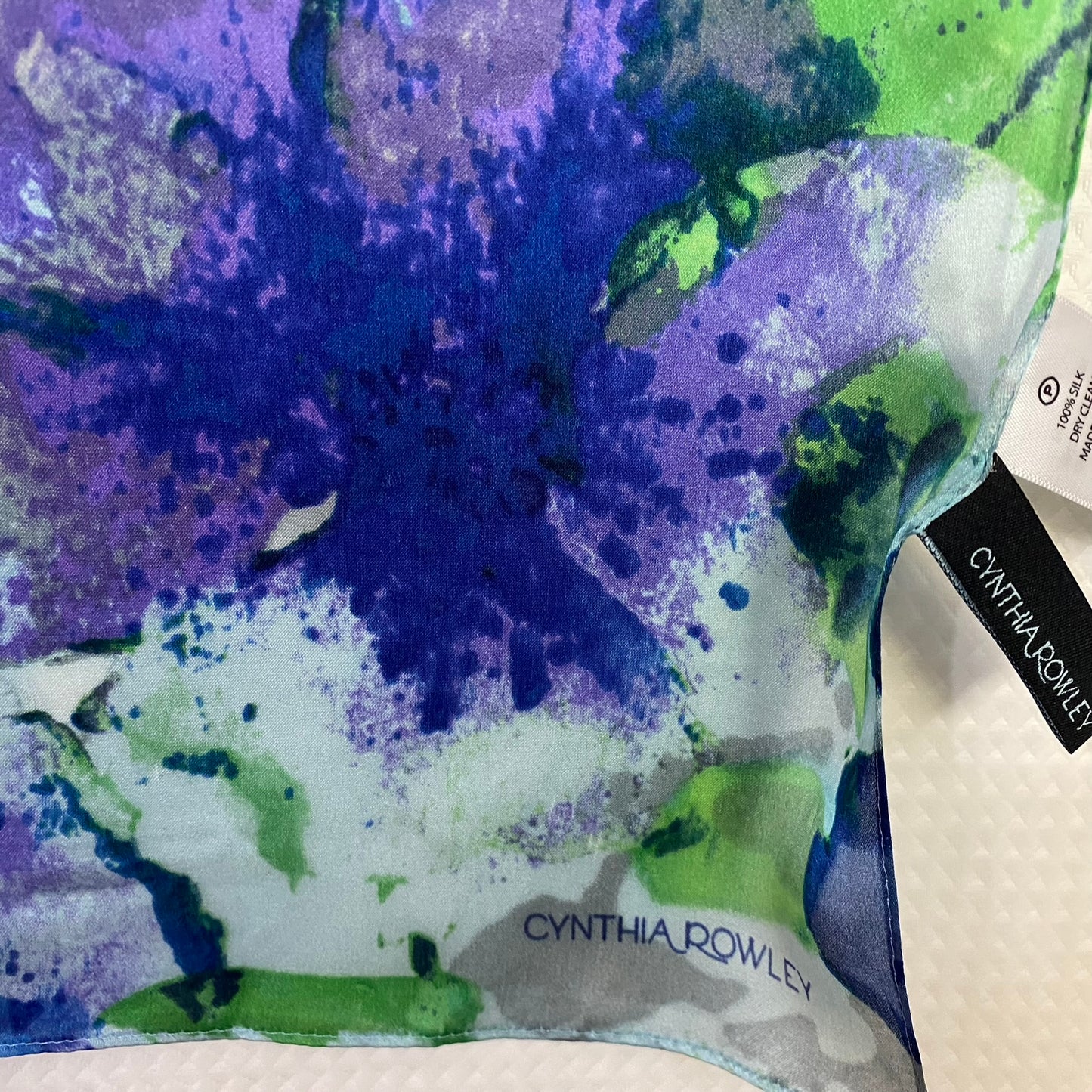 Cynthia Rowley Floral Abstract Silk Scarf - Long – 4903