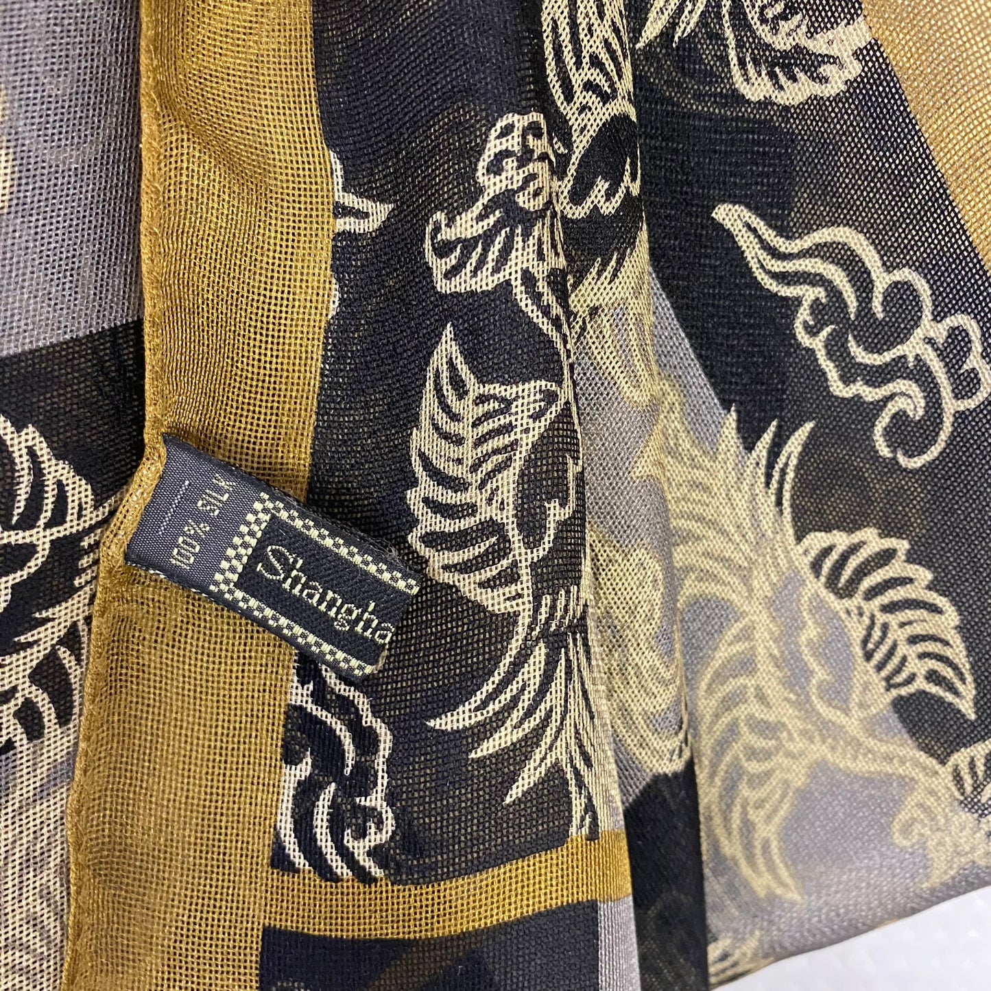 Shanghai Museum Designer Silk Scarf - Long – 4904