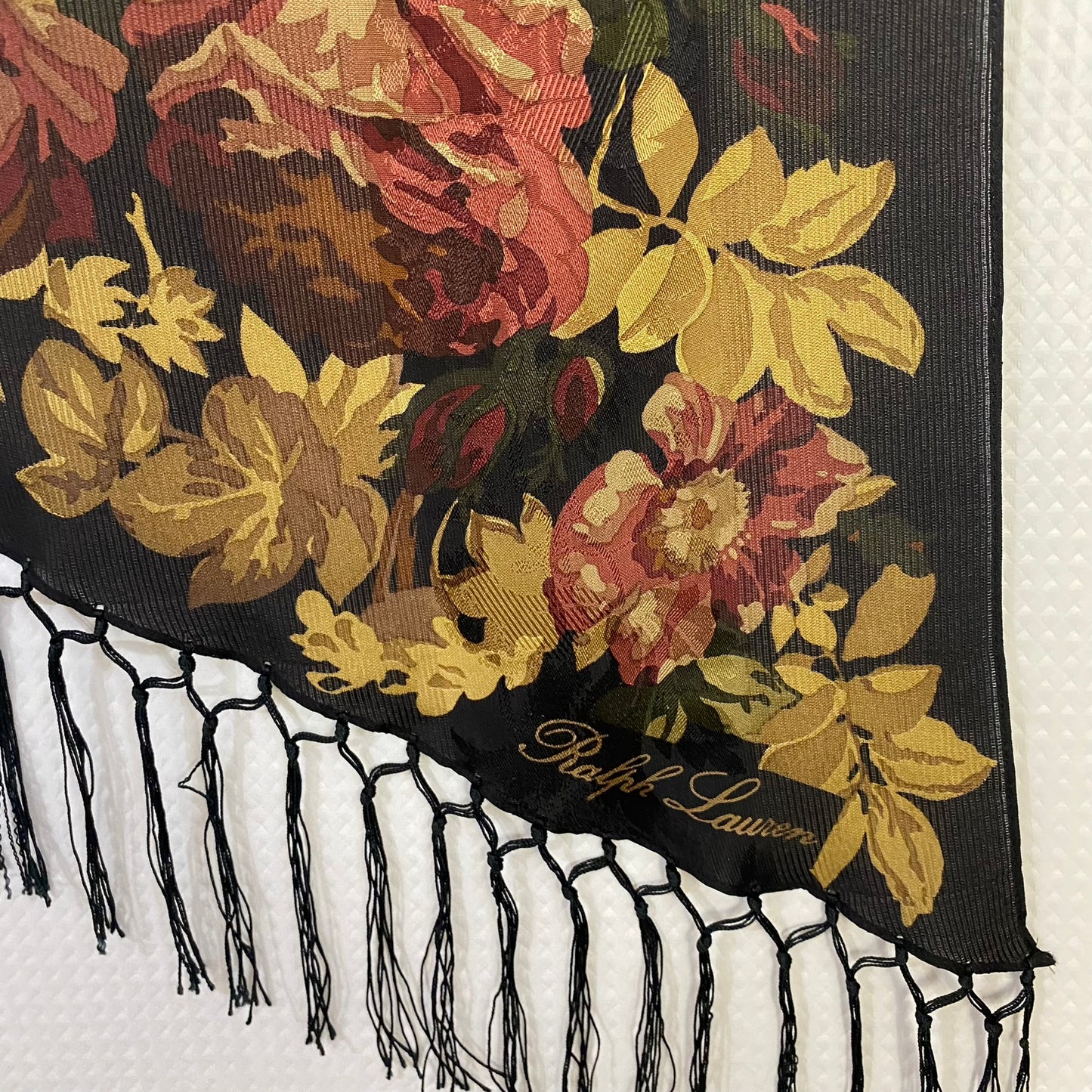 Ralph Lauren Floral Silk Scarf - Long – 4906