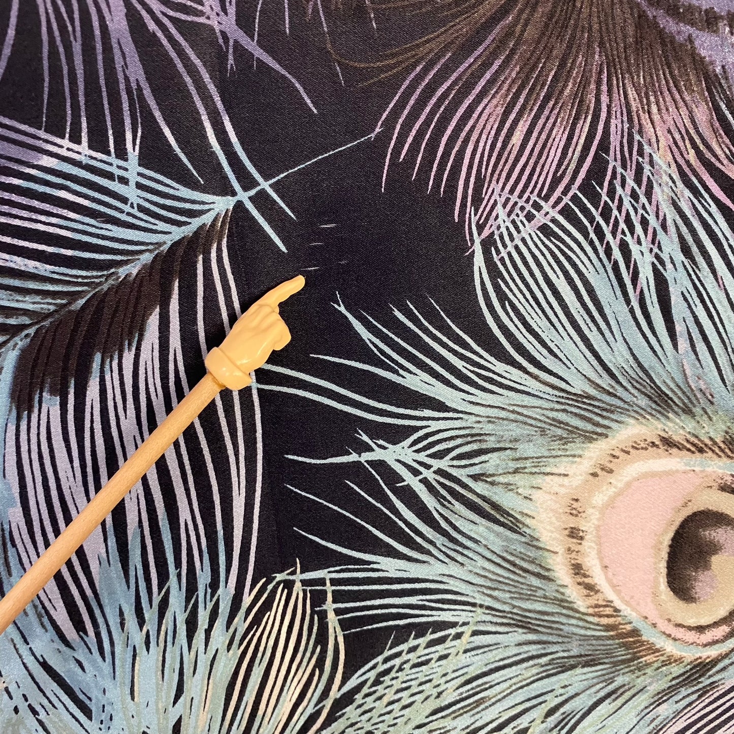 Cynthia Rowley Peacock Feathers Silk Scarf - Long – 4916