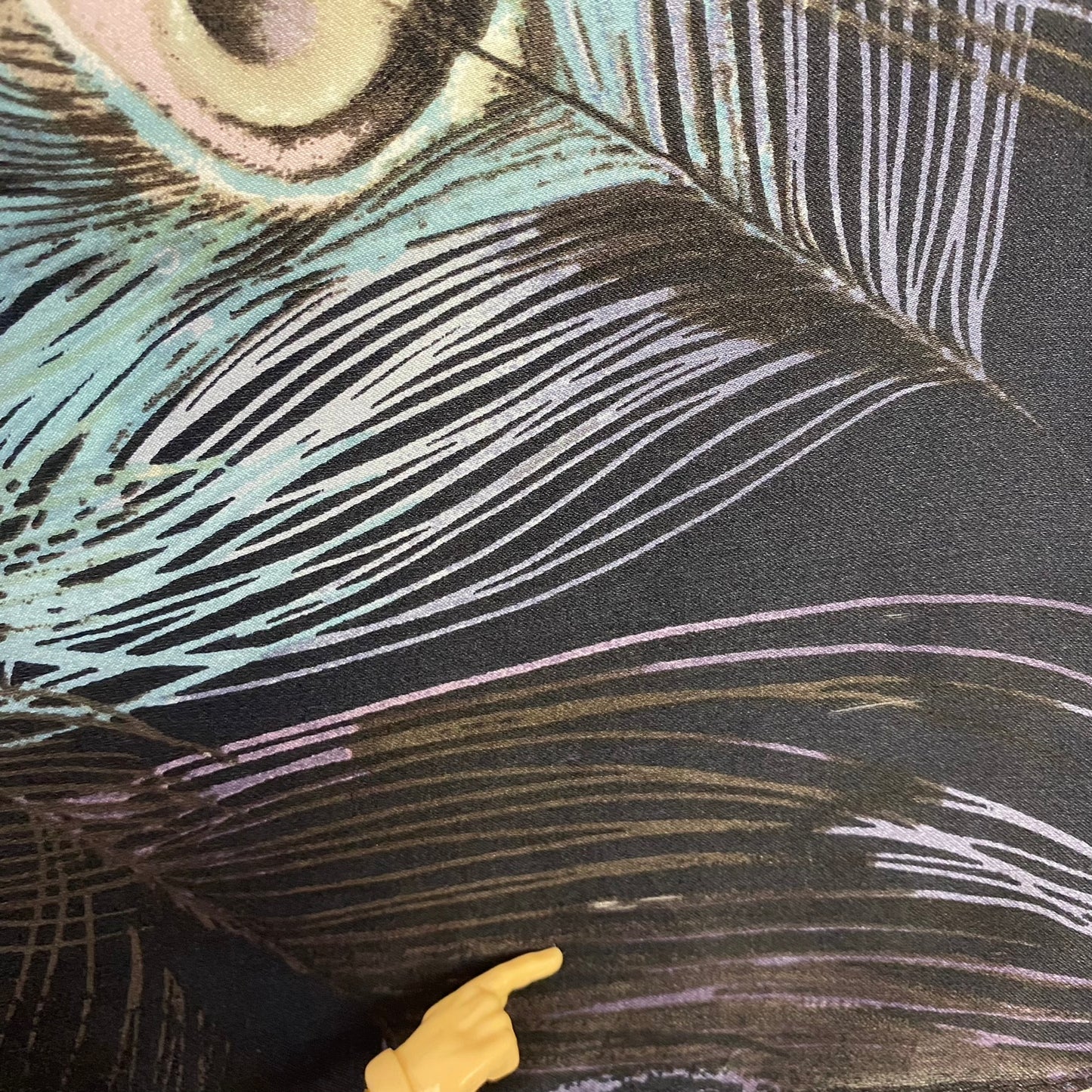 Cynthia Rowley Peacock Feathers Silk Scarf - Long – 4916