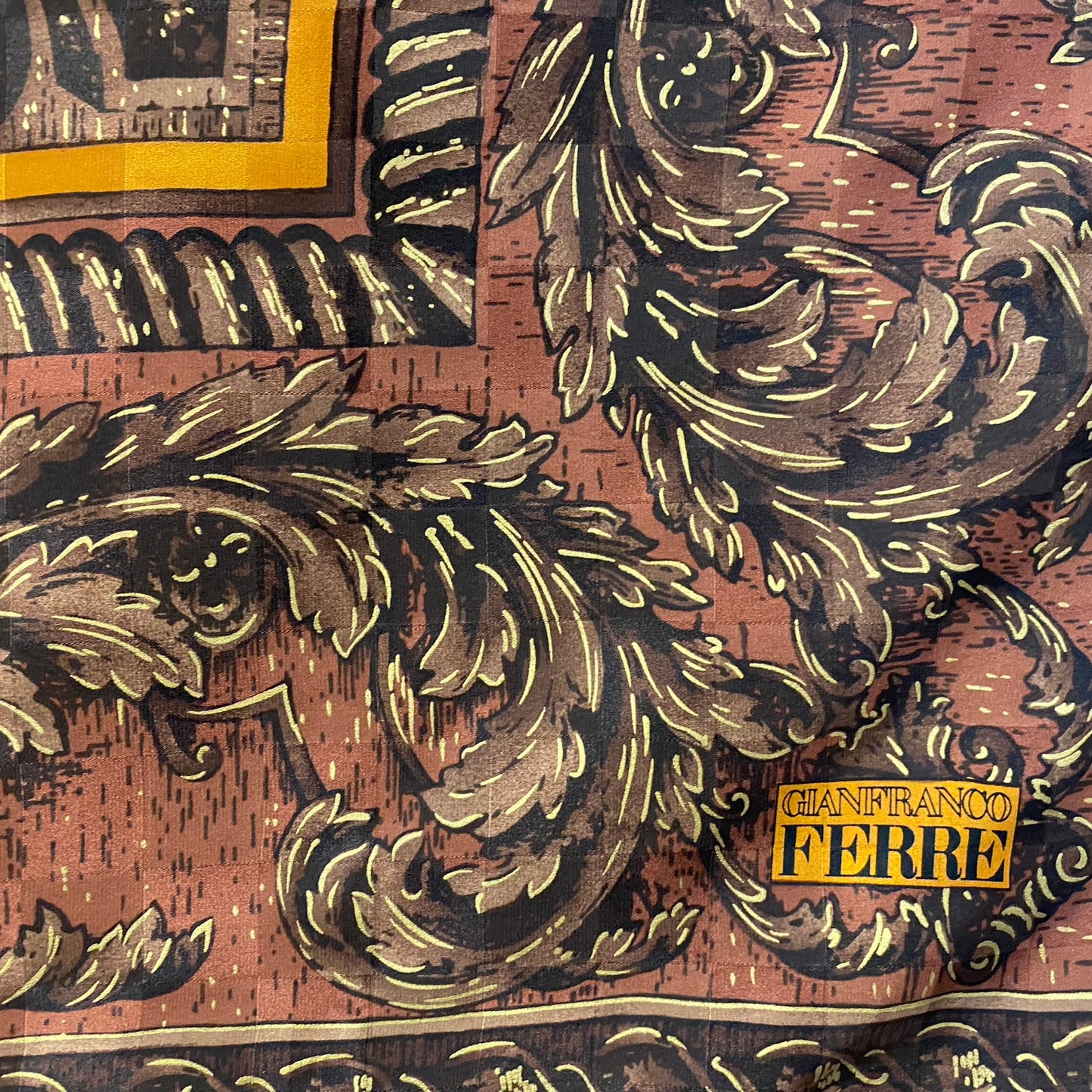 Gianfranco Ferre Designer Silk Scarf - Square – 4976
