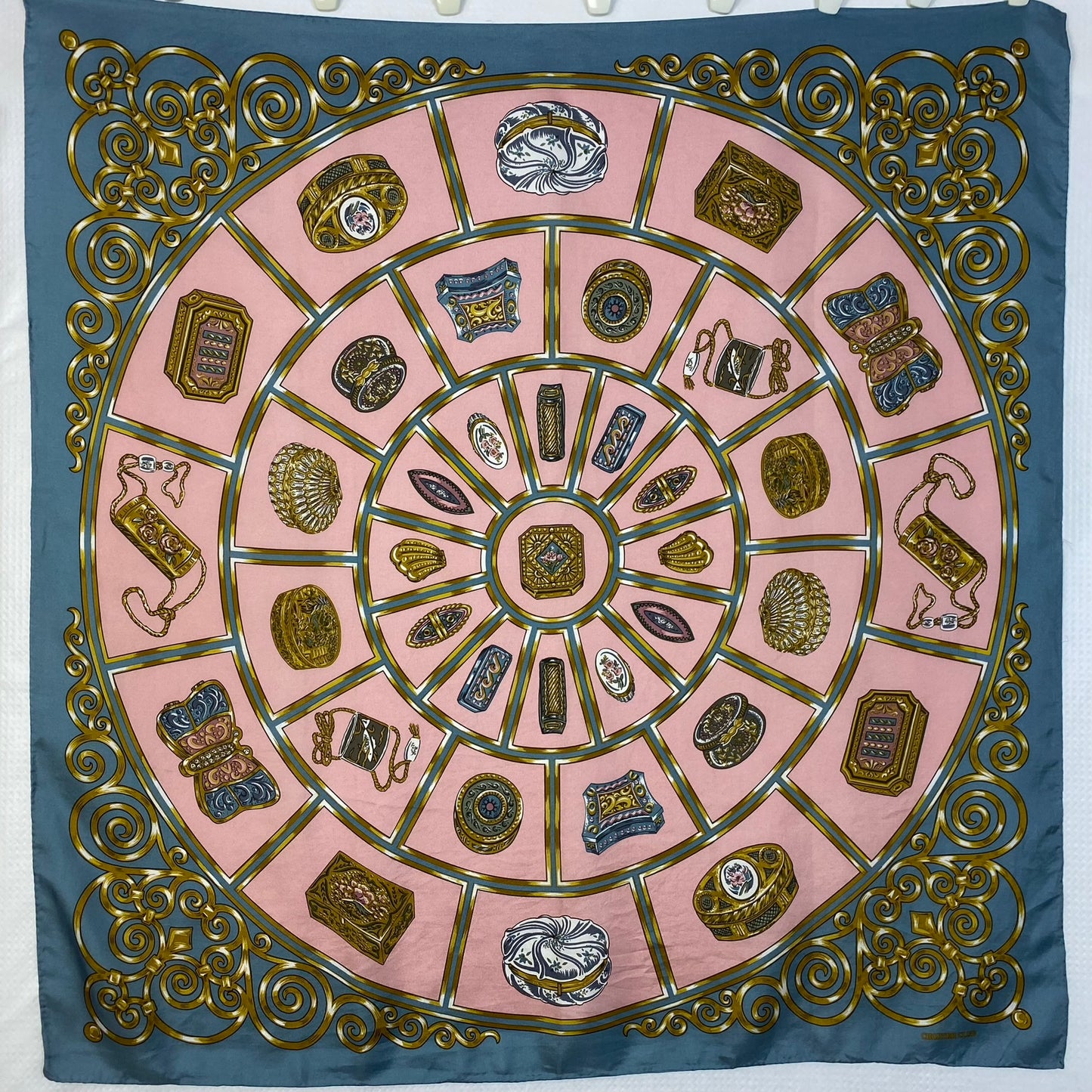 Charter Club Perfume Decanter Silk Scarf - Square – 4969