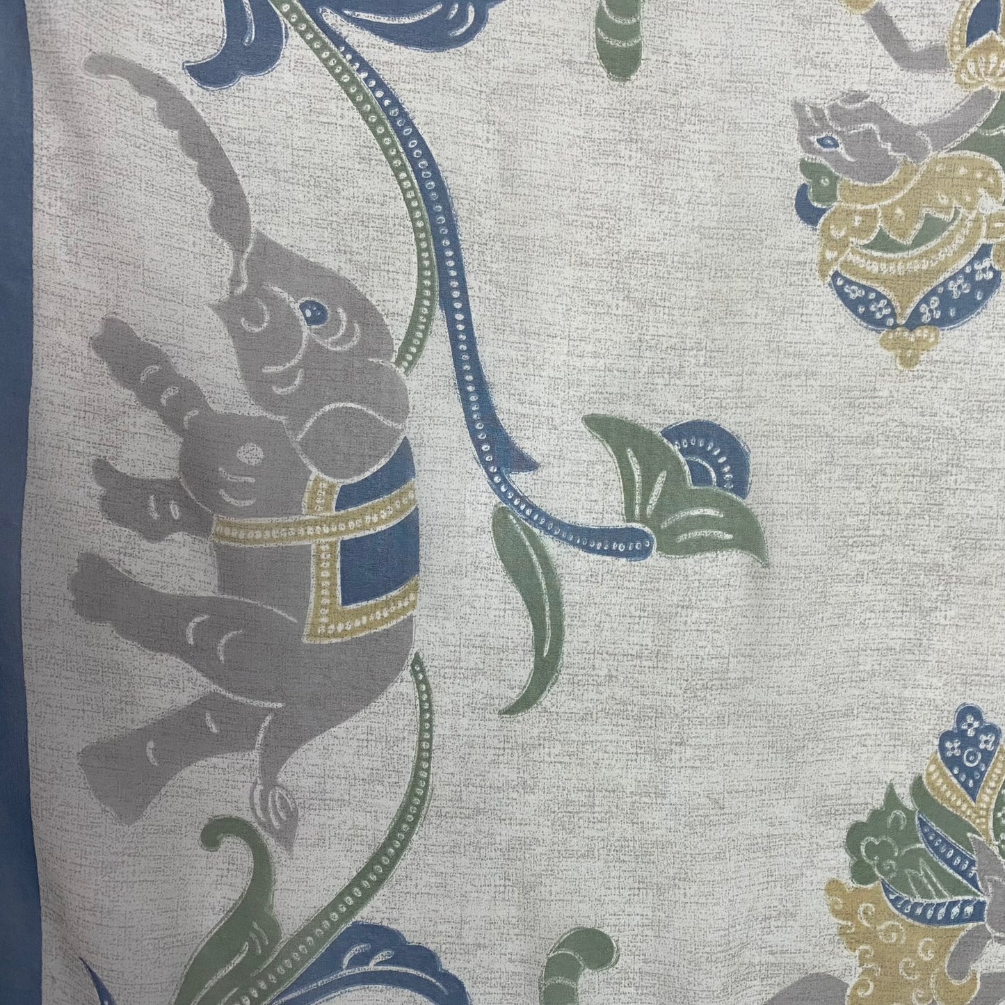 GIORGIO ARMANI Silk Scarf - Elephant Art - 35" Square - 4983