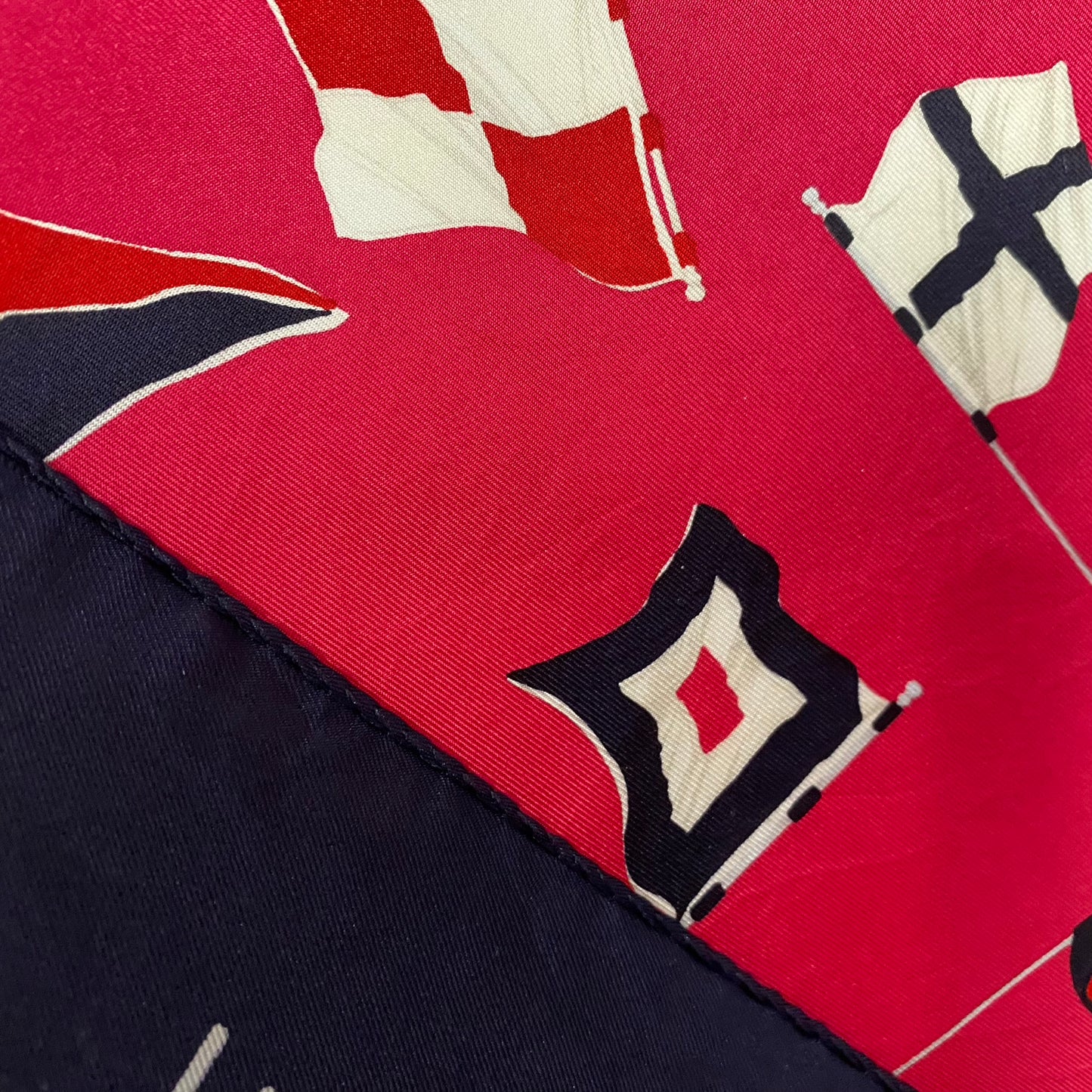 ESCADA Silk Scarf - Flags - 20" Square - 4986