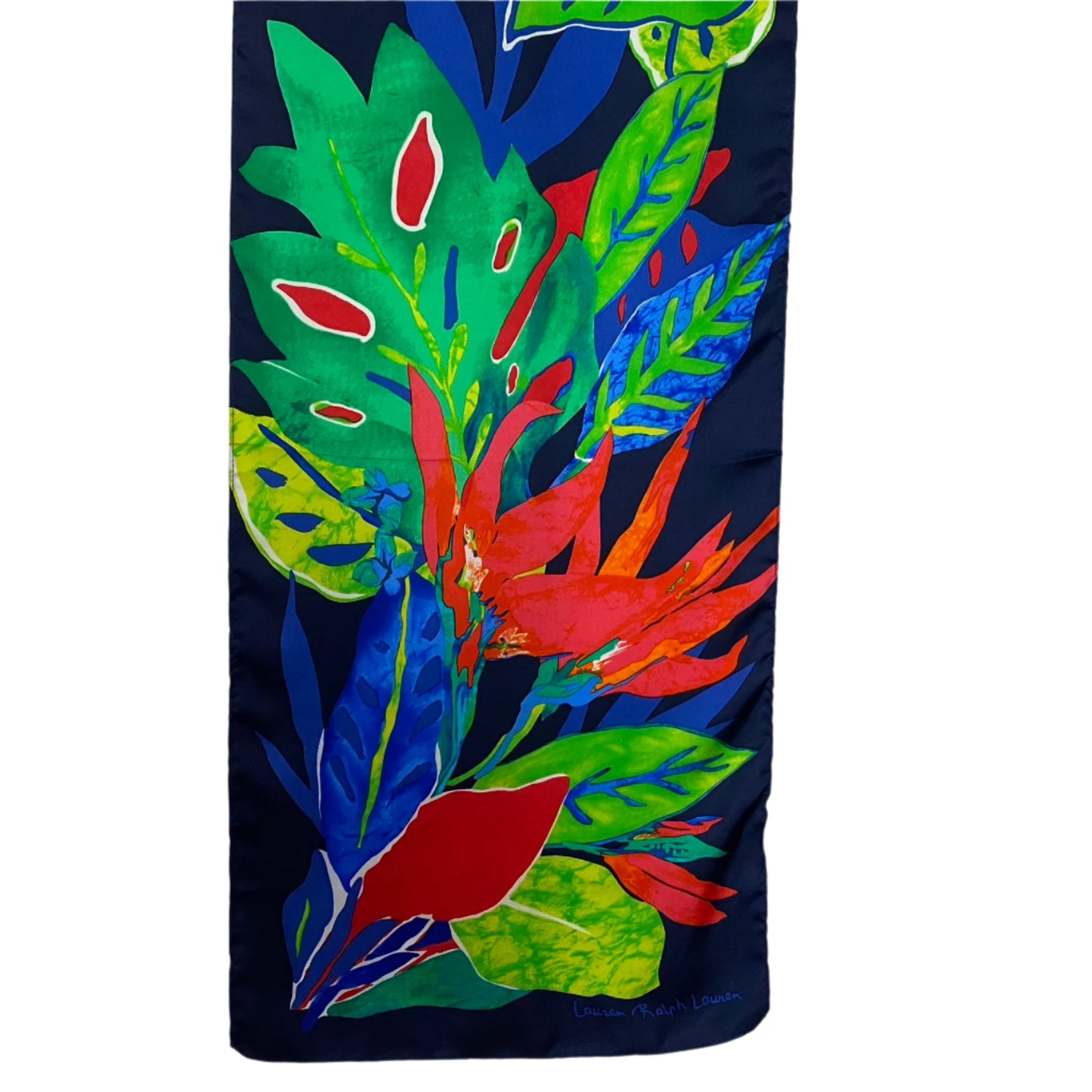 Ralph Lauren Exotic Floral Silk Scarf - Long - NWT – 4990