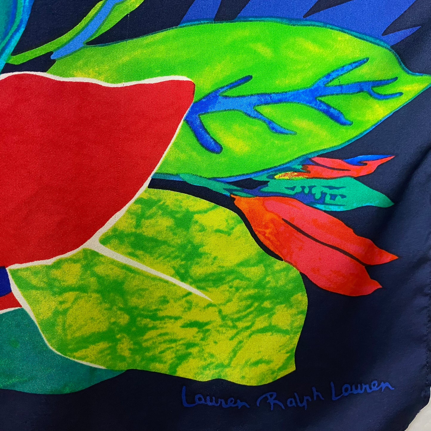 Ralph Lauren Exotic Floral Silk Scarf - Long - NWT – 4990